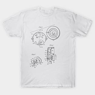 Radio Receiver and Headphone Vintage Patent Hand Drawing T-Shirt